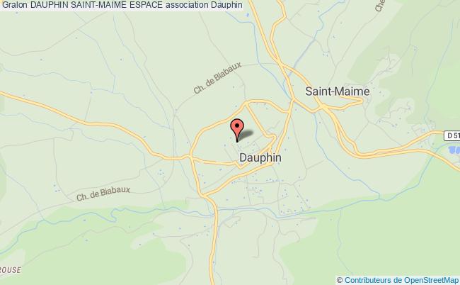 plan association Dauphin Saint-maime Espace Dauphin