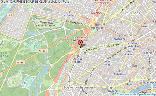 plan association Dauphine Bourse Club Paris