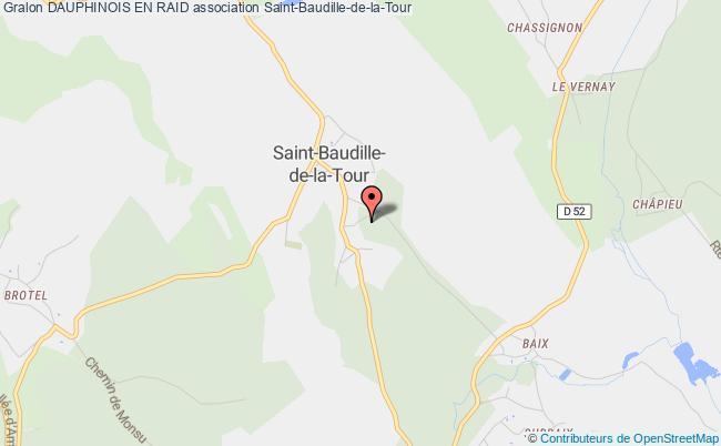 plan association Dauphinois En Raid Saint-Baudille-de-la-Tour