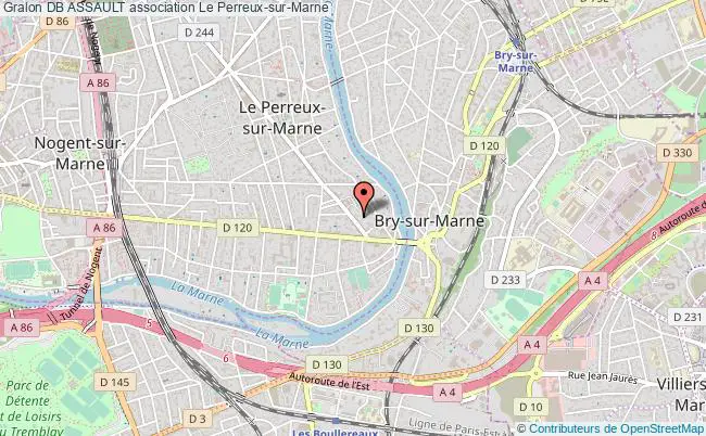 plan association Db Assault Le Perreux-sur-Marne