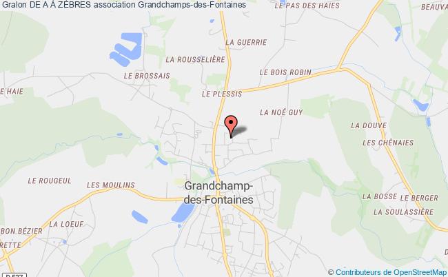 plan association De A À ZÈbres Grandchamps-des-Fontaines