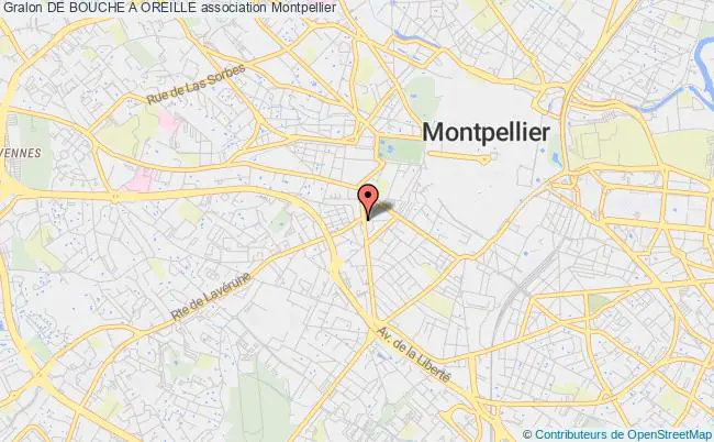 plan association De Bouche A Oreille Montpellier