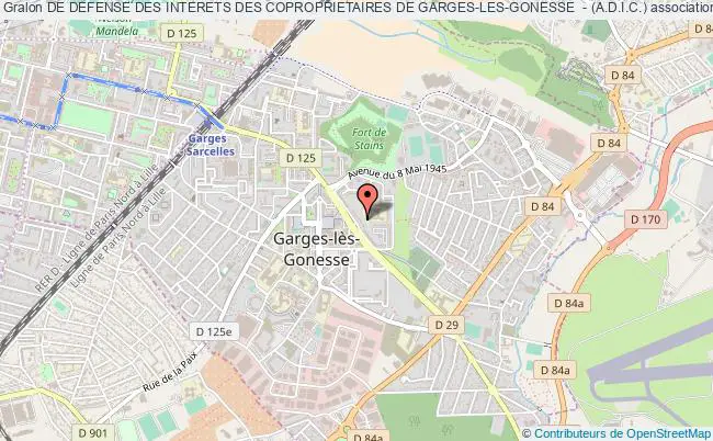 plan association De Defense Des Interets Des Coproprietaires De Garges-les-gonesse  - (a.d.i.c.) Garges-lès-Gonesse