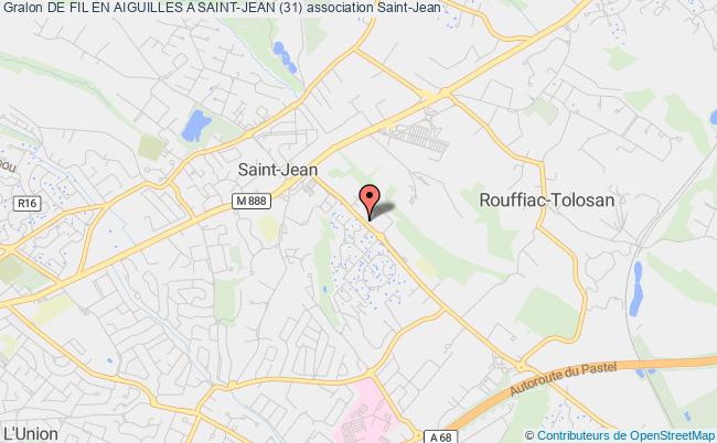plan association De Fil En Aiguilles A Saint-jean (31) Saint-Jean
