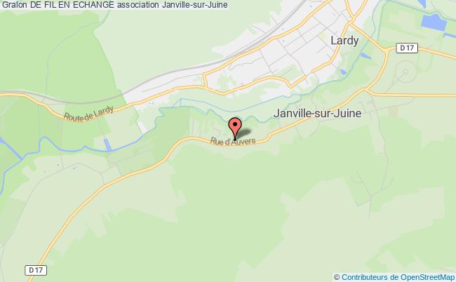plan association De Fil En Echange Janville-sur-Juine