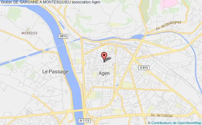 plan association De Garonne A Montesquieu Agen