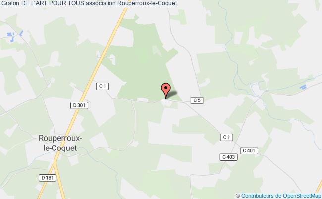 plan association De L'art Pour Tous Rouperroux-le-Coquet