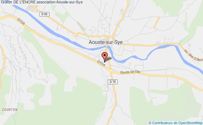 plan association De L'encre Aouste-sur-Sye