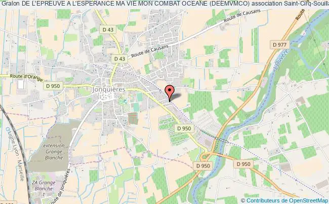 plan association De L'epreuve A L'esperance Ma Vie Mon Combat Oceane (deemvmco) Saint-Cirq-Souillaguet