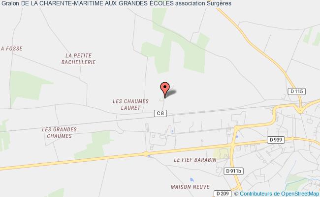 plan association De La Charente-maritime Aux Grandes Écoles Surgères