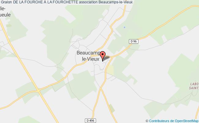 plan association De La Fourche À La Fourchette Beaucamps-le-Vieux