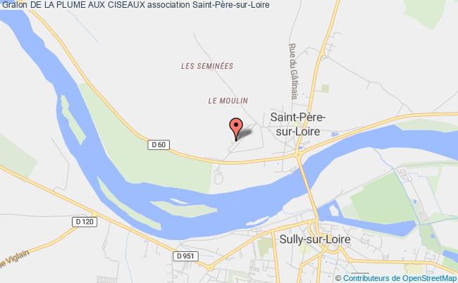 plan association De La Plume Aux Ciseaux Saint-Père-sur-Loire