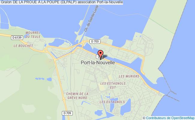 plan association De La Proue À La Poupe (dlpalp) Port-la-Nouvelle