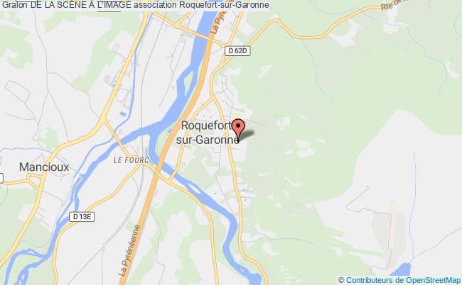 plan association De La ScÈne À L'image Roquefort-sur-Garonne