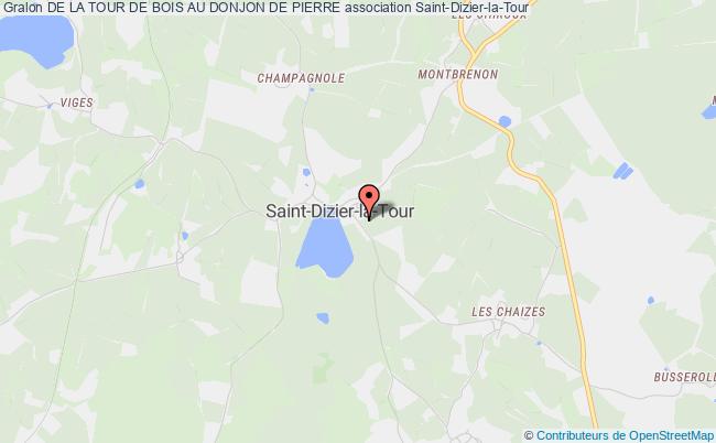 plan association De La Tour De Bois Au Donjon De Pierre Saint-Dizier-la-Tour