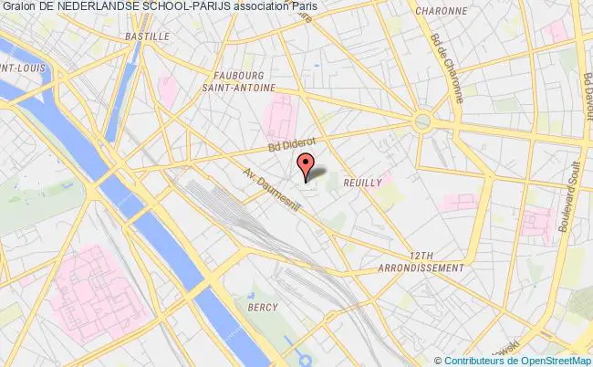 plan association De Nederlandse School-parijs Paris