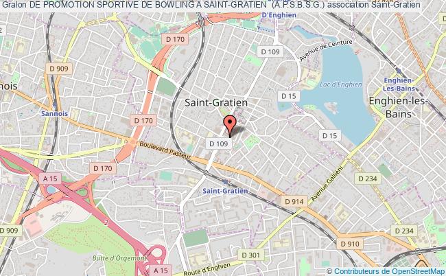 plan association De Promotion Sportive De Bowling A Saint-gratien  (a.p.s.b.s.g.) Saint-Gratien