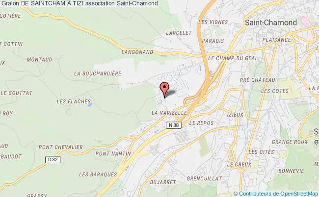 plan association De Saintcham À Tizi Saint-Chamond