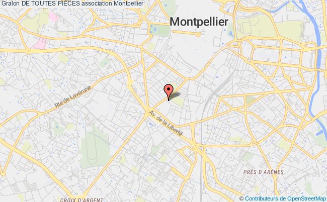 plan association De Toutes PiÈces Montpellier