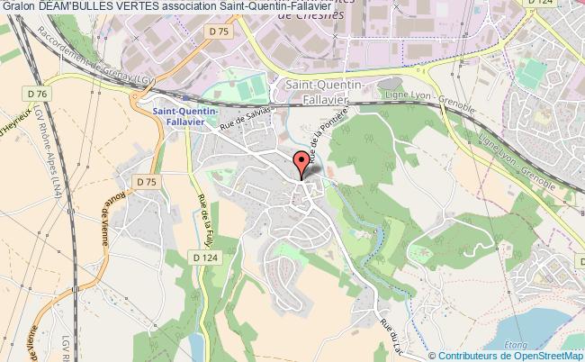 plan association DÉam'bulles Vertes Saint-Quentin-Fallavier