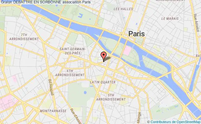 plan association Debattre En Sorbonne Paris
