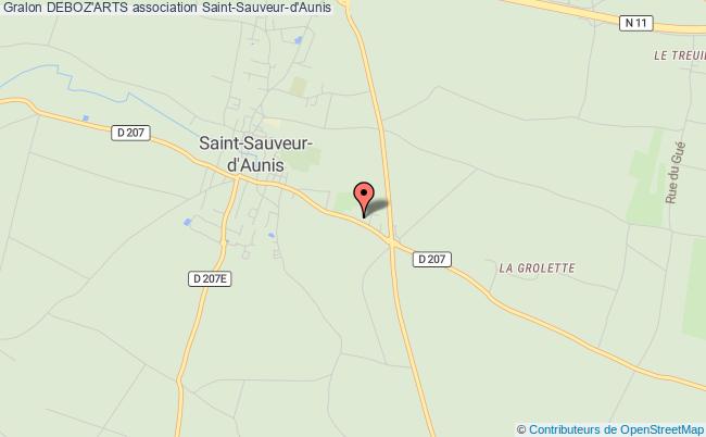plan association Deboz'arts Saint-Sauveur-d'Aunis