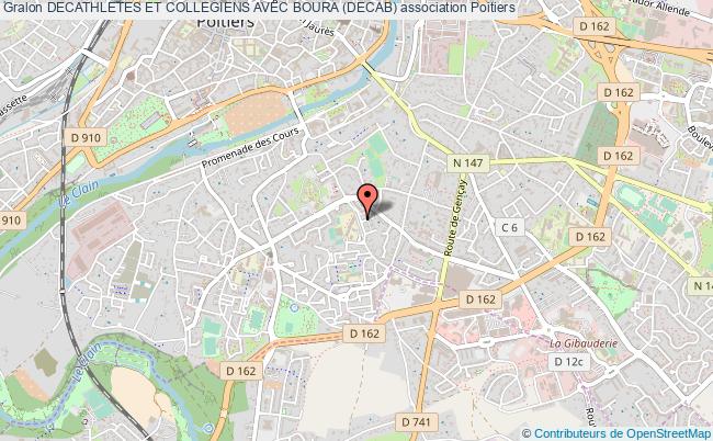plan association Decathletes Et Collegiens Avec Boura (decab) Poitiers