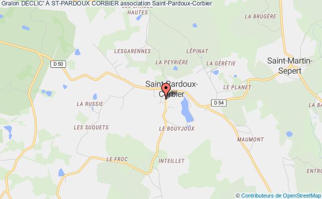 plan association DÉclic' À St-pardoux Corbier Saint-Pardoux-Corbier