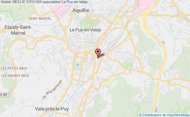 plan association Declic Citoyen Le    Puy-en-Velay