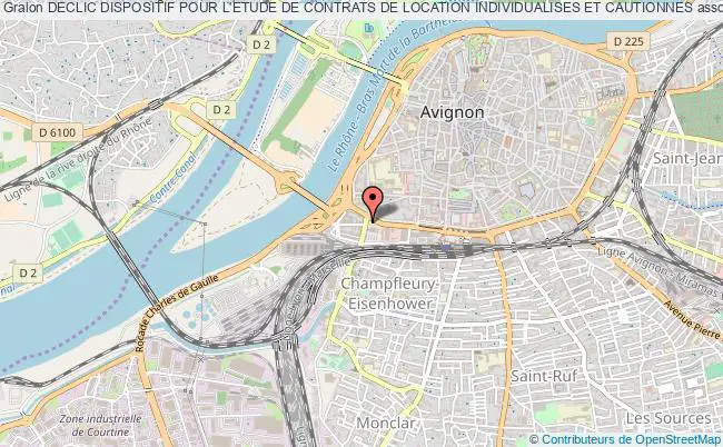 plan association Declic Dispositif Pour L'etude De Contrats De Location Individualises Et Cautionnes Avignon