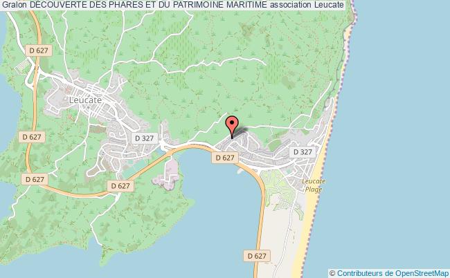 plan association DÉcouverte Des Phares Et Du Patrimoine Maritime Leucate