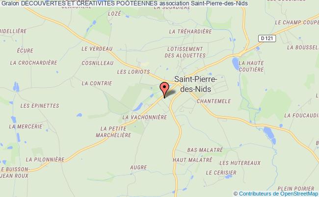 plan association DÉcouvertes Et CrÉativitÉs PoÔtÉennes Saint-Pierre-des-Nids