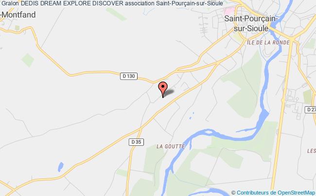 plan association Dedis Dream Explore Discover Saint-Pourçain-sur-Sioule