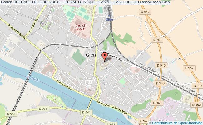 DEFENSE DE L'EXERCICE LIBERAL CLINIQUE JEANNE D'ARC DE GIEN