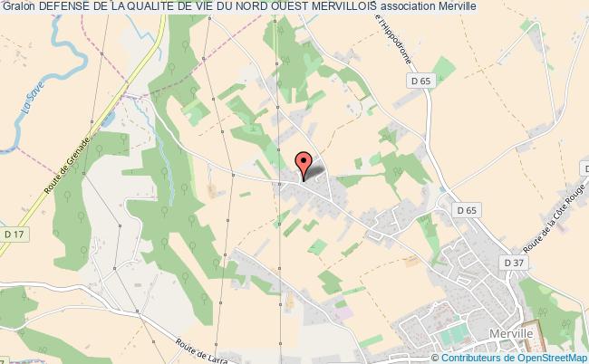 plan association Defense De La Qualite De Vie Du Nord Ouest Mervillois Merville