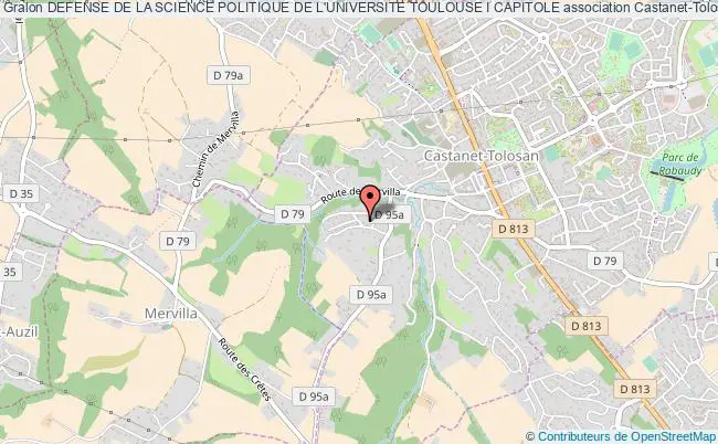 plan association Defense De La Science Politique De L'universite Toulouse I Capitole Castanet-Tolosan