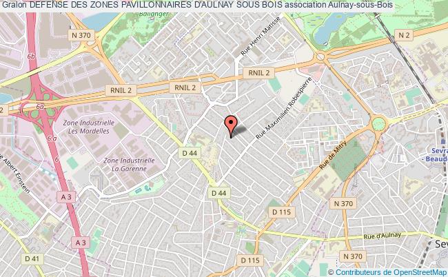 DEFENSE DES ZONES PAVILLONNAIRES D'AULNAY SOUS BOIS