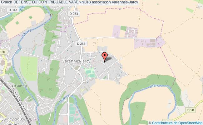 plan association Defense Du Contribuable Varennois Varennes-Jarcy
