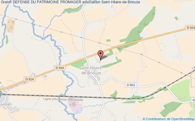 plan association Defense Du Patrimoine Fromager Saint-Hilaire-de-Briouze