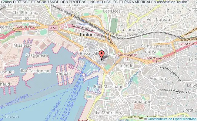 plan association Defense Et Assistance Des Professions Medicales Et Para Medicales Toulon