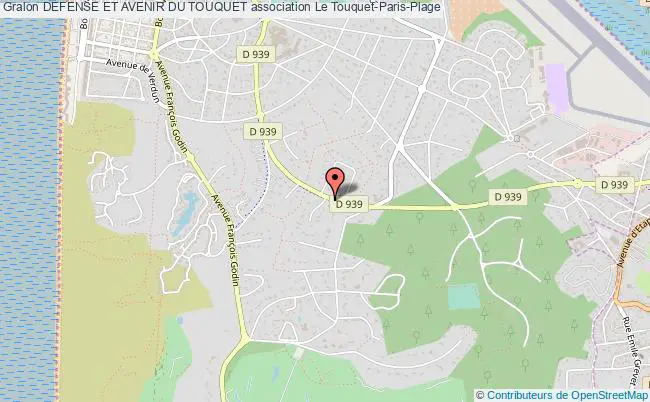 plan association Defense Et Avenir Du Touquet Le    Touquet-Paris-Plage