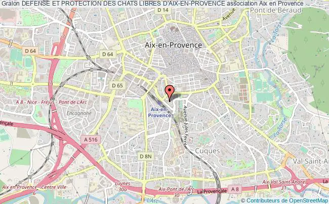 plan association Defense Et Protection Des Chats Libres D'aix-en-provence Aix-en-Provence