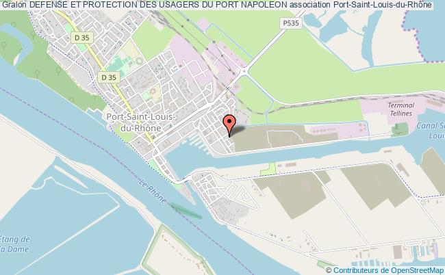 plan association Defense Et Protection Des Usagers Du Port Napoleon Port-Saint-Louis-du-Rhône
