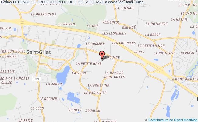 plan association Defense Et Protection Du Site De La Fouaye Saint-Gilles