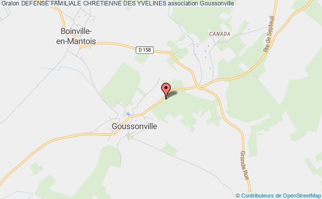 plan association Defense Familiale Chretienne Des Yvelines Goussonville