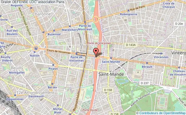 plan association Defense Loc' Paris
