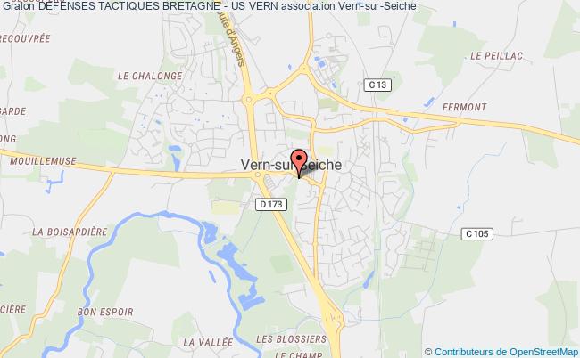 plan association Defenses Tactiques Bretagne - Us Vern Vern-sur-Seiche