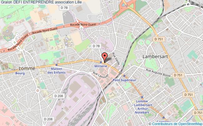 plan association Defi Entreprendre Lille