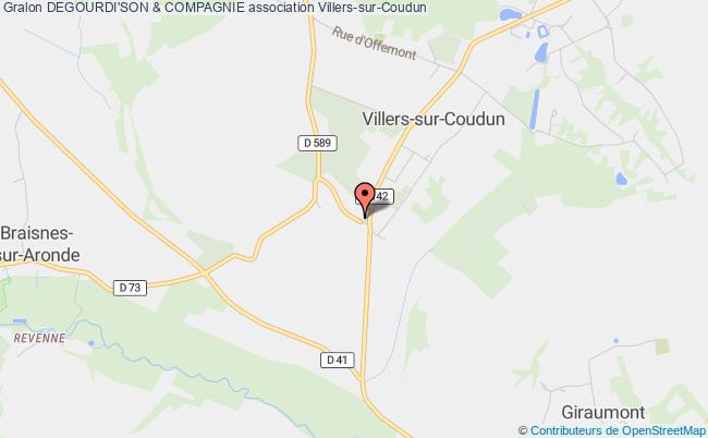 plan association Degourdi'son & Compagnie Villers-sur-Coudun