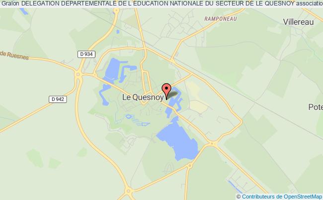 DELEGATION DEPARTEMENTALE DE L EDUCATION NATIONALE DU SECTEUR DE LE QUESNOY